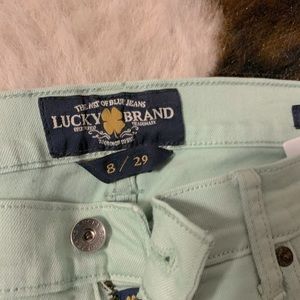 Brand new teal  lucky brand pants